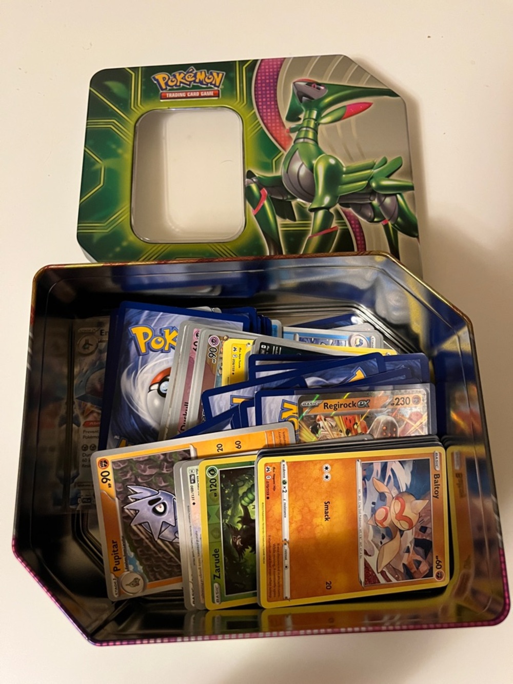 Pokémon Trading Card Tin with Cards